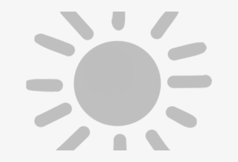 Grey Sun Cliparts - Sun Rain Weather Symbol, transparent png #3236174