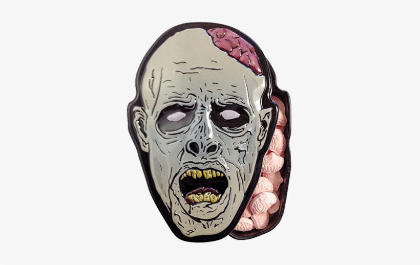 Zombie Refleshmints Candy - Zombie Candy Tin, transparent png #3236476
