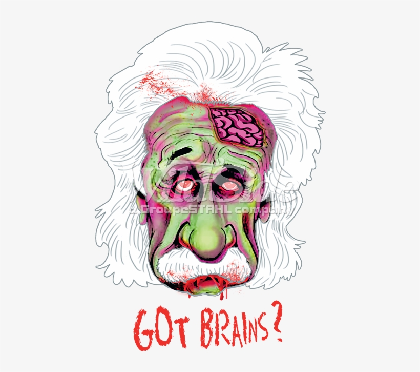 Zombie Einstein, transparent png #3236632