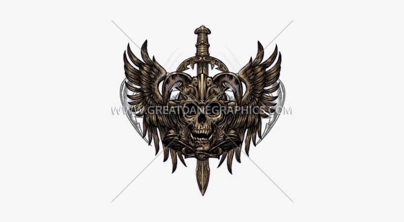 Zombie Skull & Wings - Zombie Wing, transparent png #3236653