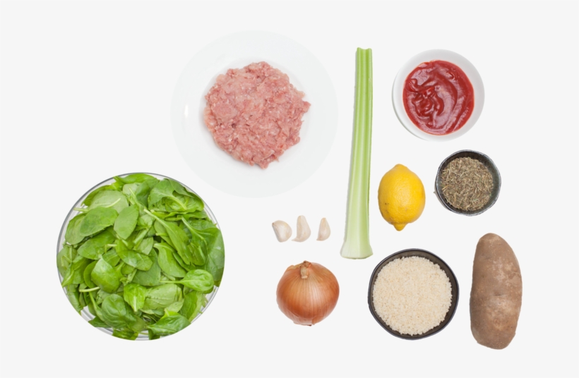 Turkey Meatloaf With Roasted Potatoes And Spinach - Meatloaf, transparent png #3236993