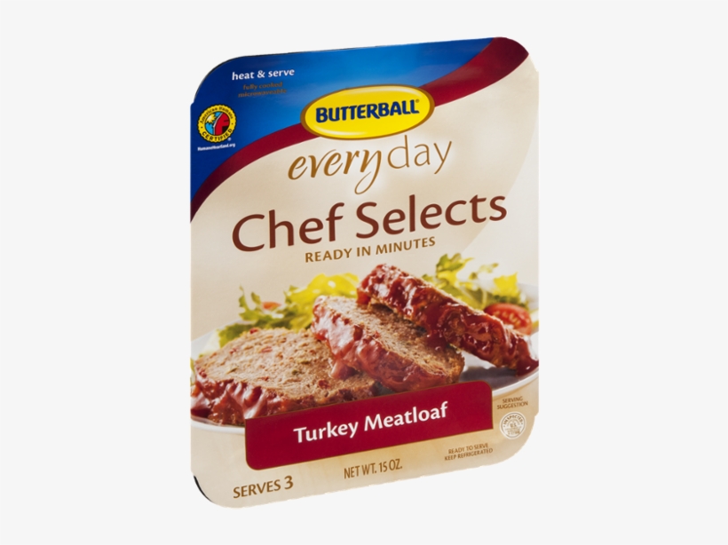 Butterball Everyday Chef Selects Turkey Meatloaf -, transparent png #3236994