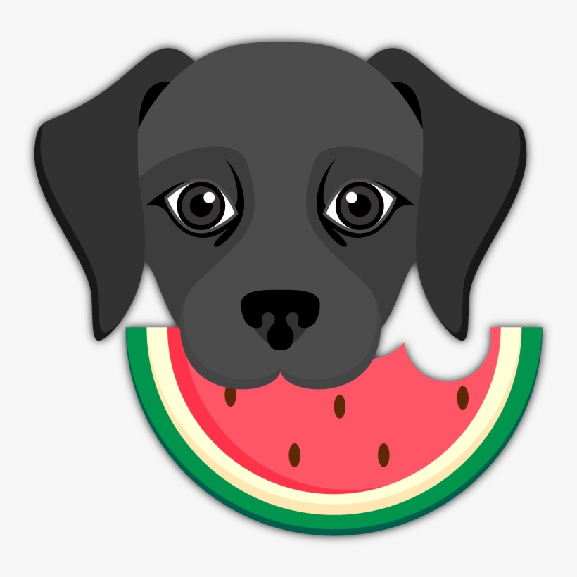 Black Labrador Emoji - Black Labrador Black Dog Emoji, transparent png #3237149