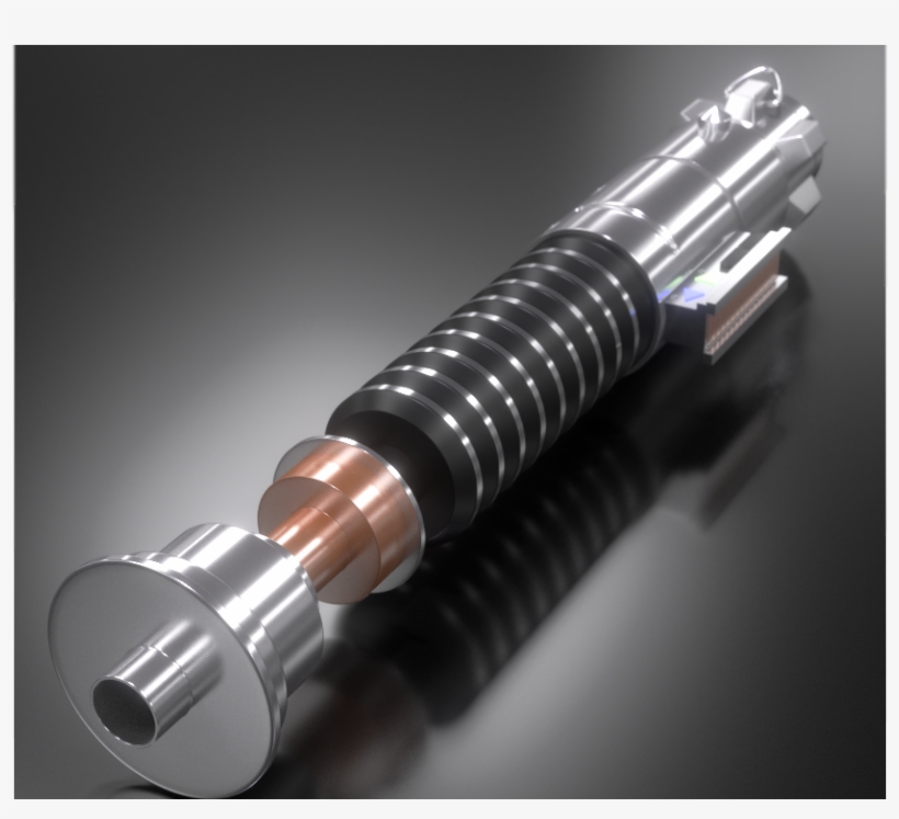 Luke's Lightsaber Made In Blender - Tool, transparent png #3237204