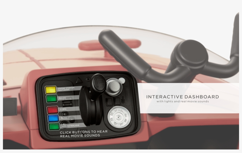 Luke's X-34 Landspeeder - Radio Flyer Luke Skywalker's Landspeeder, transparent png #3237548