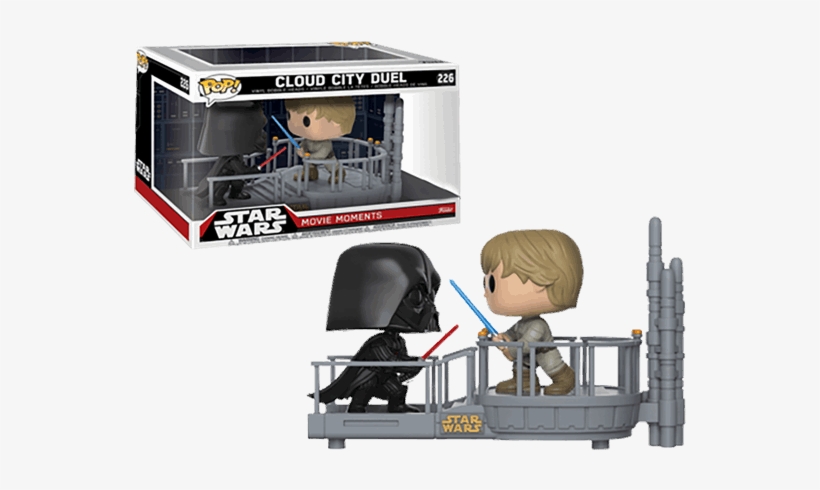 Darth Vader And Luke Skywalker Cloud City Duel Movie - Funko Pop Star Wars Movie Moments, transparent png #3237574