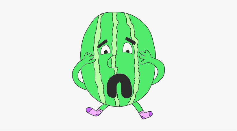 Watermelon Willy Messages Sticker-5, transparent png #3237634