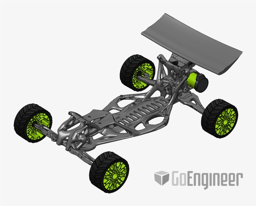 3d Printing Roadshow - 3d Printed Rc Car Frame, transparent png #3237663