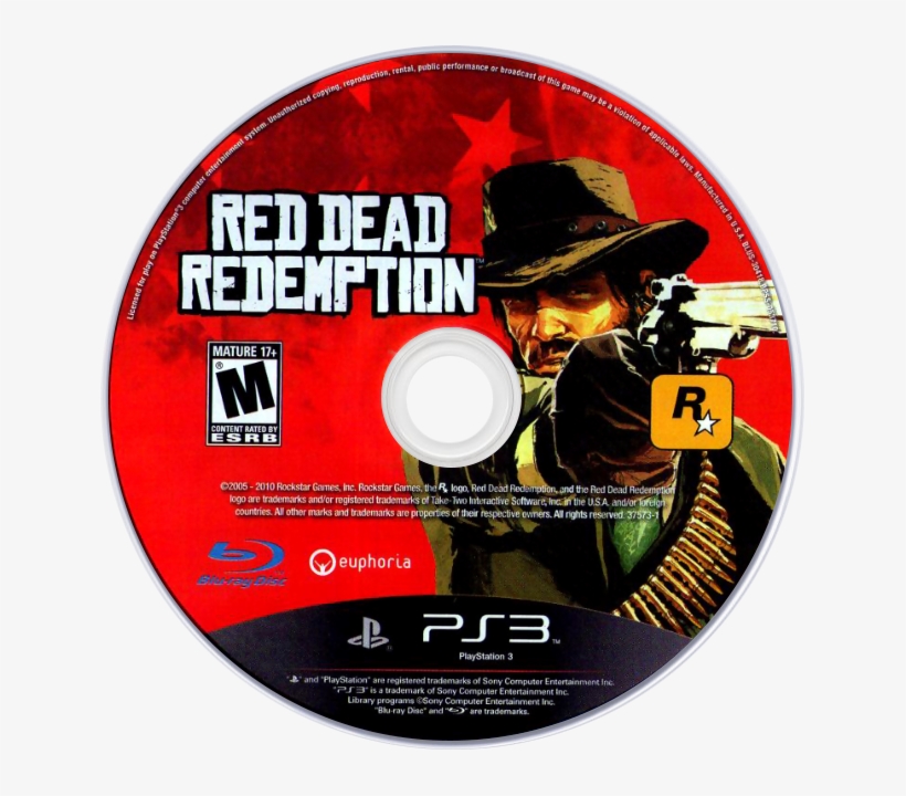 Red Dead Redemption - Red Dead Redemption Disc, transparent png #3237721