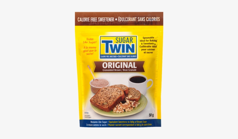 Original Granulated Brown Pouch - Sugar Twin Granulated Brown Sweetener 50 G, transparent png #3237768