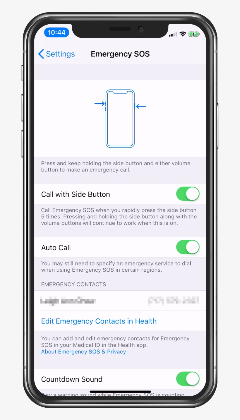 Go To Settings > Emergency Sos, And Turn On The Call - Msn Messenger 4.6, transparent png #3237798
