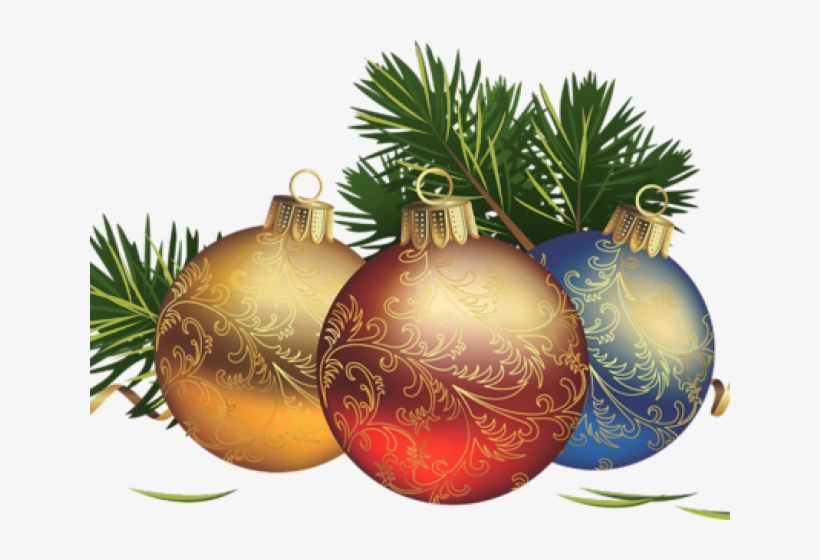 Christmas Ornament Clipart Corner Border - Christmas Day, transparent png #3237852