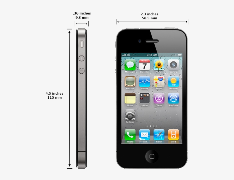 Iphone 4 Has A Sim Tray On The Right Side Of The Case - Apple Iphone 4 Price In Sri Lanka, transparent png #3238106