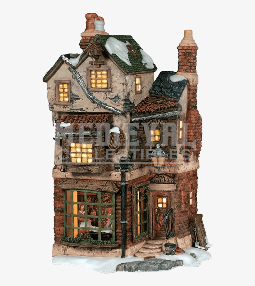 Dickens A Christmas Carol By Department - Department 56 Dickens Village Cratchits Corner, transparent png #3238156