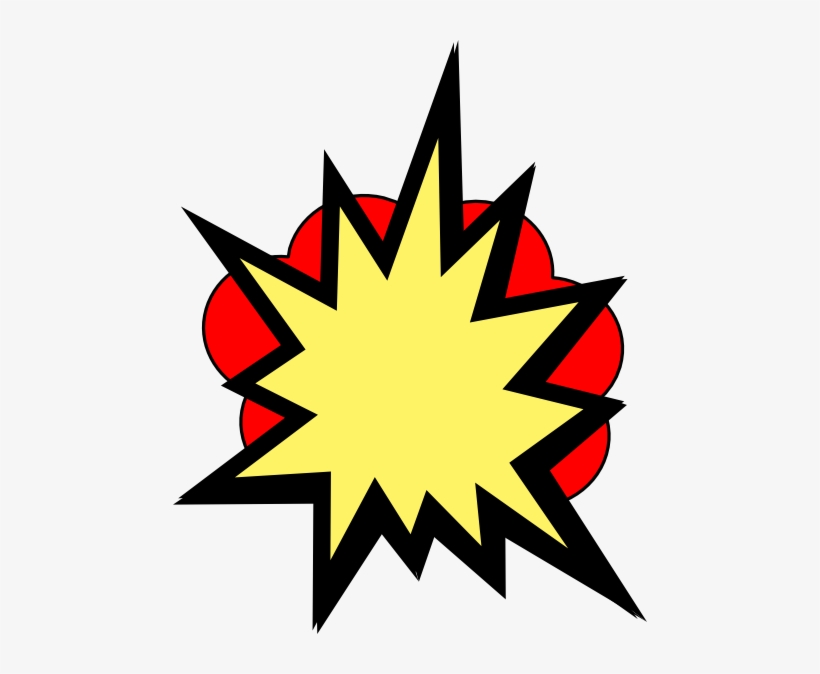 Pow Clipart Comics Clip Art - Yellow Comic Book Pow Png, transparent png #3238330