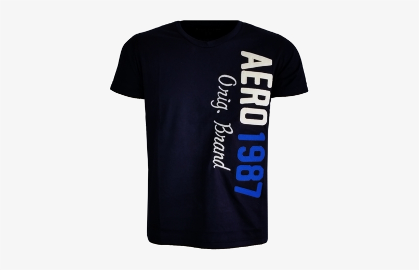 Camiseta Aéropostale Masculina Azul Marinho - T-shirt, transparent png #3238417