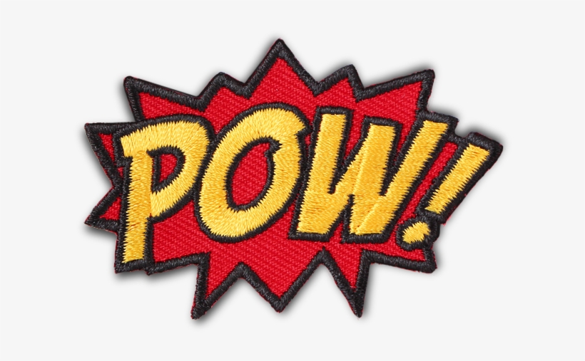 Pow Comic Patch - Letrero Comic, transparent png #3238422