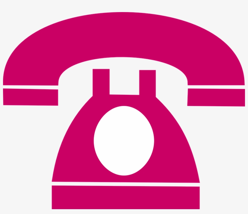 Phone Symbol Pink Png, transparent png #3238446
