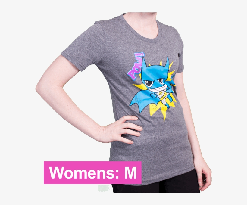 Batman Pow Women's T-shirt - Batman, transparent png #3238607