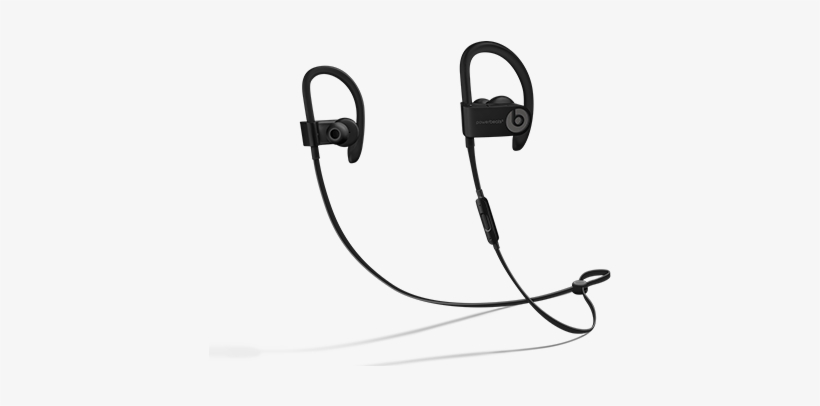 Powerbeats3 Wireless Headphones - Beats Powerbeats3 Wireless Earphones Black, transparent png #3238643