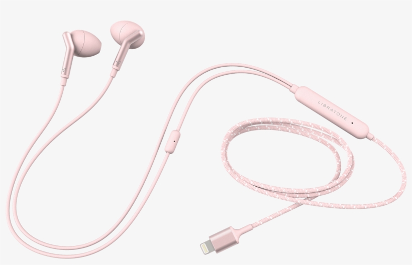 World's First Lightning-powered Earbuds With Citymix™ - Libratone Q Adapt Lightning In-ear Headphones, transparent png #3238726