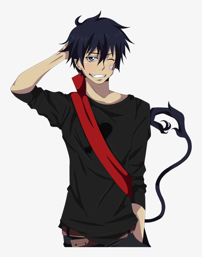 Rin Okumura Smiling - Rin Blue Exorcist Png, transparent png #3238768