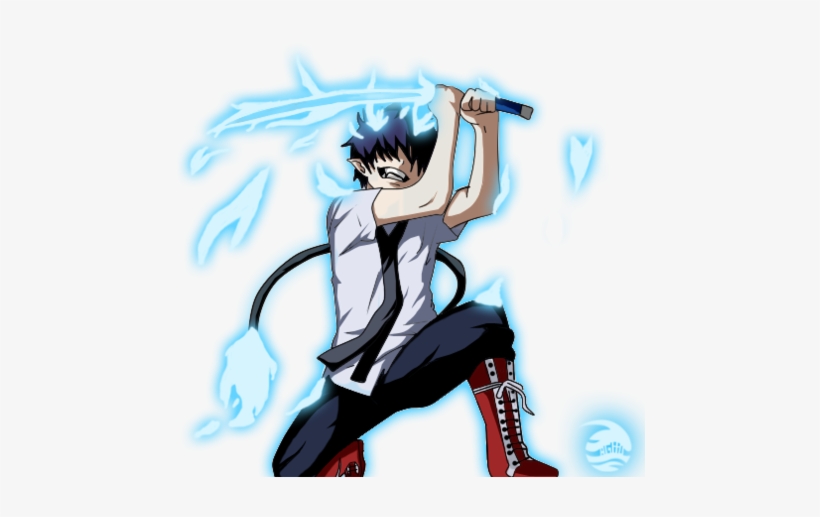 Anime, Fanart, And Ao No Exorcist Image - Rin Okumura Clear Background, transparent png #3238789