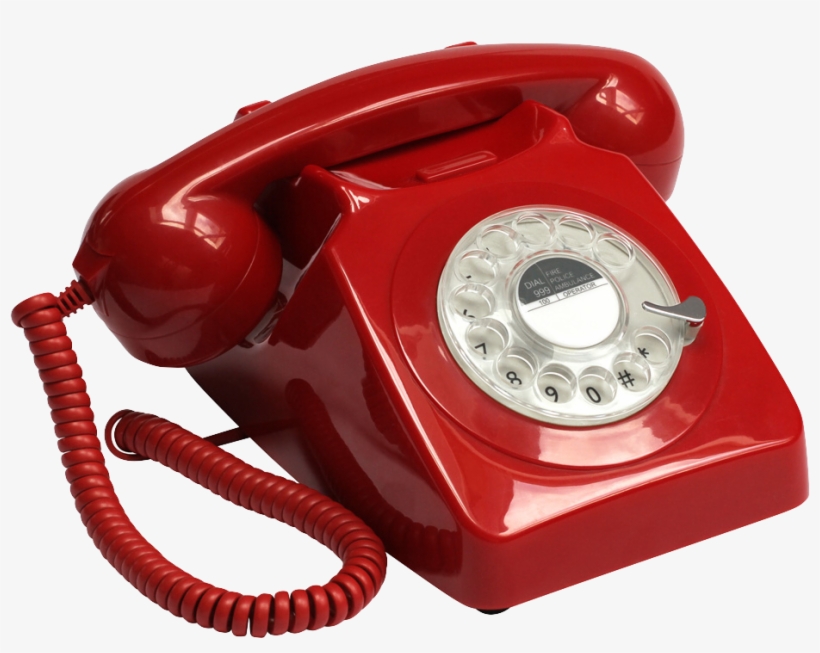Gpo 746 Rotary 03 B - Gpo 746 Rotary Telephone - Red, transparent png #3238813