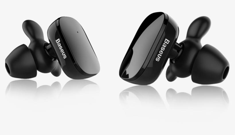 Bluetooth Earphones Waterproof Sport Headset In-ear - Baseus Encok W02, transparent png #3239046