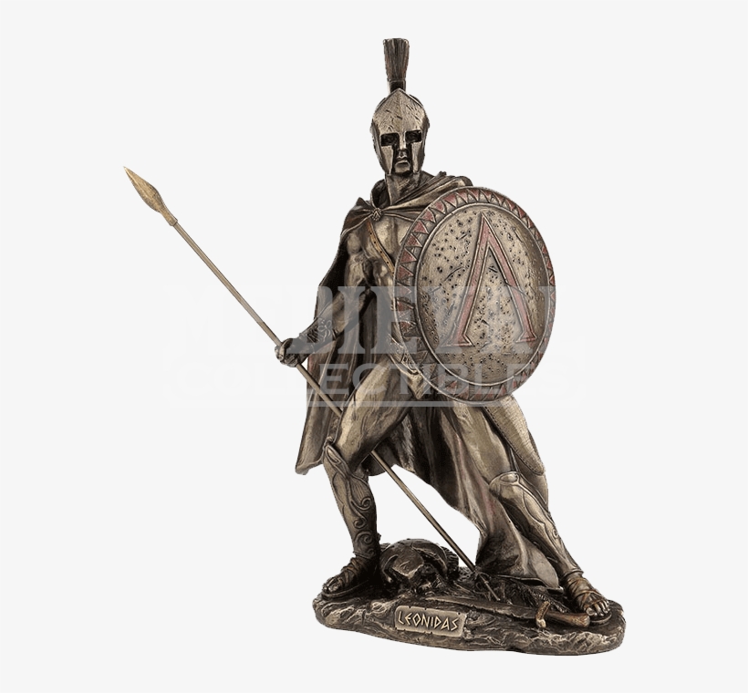Leonidas With Spear And Shield Bronze Statue - Unicorn Studios Wu76935a4 Leonidas With Spear &, transparent png #3239398