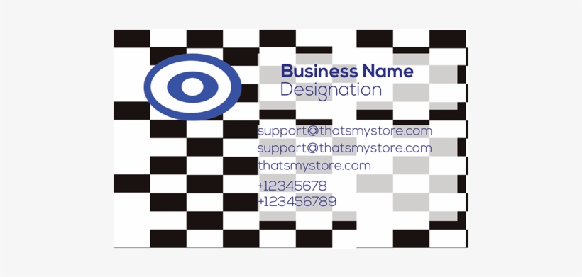 Designer Business Card Template - Circle, transparent png #3239399