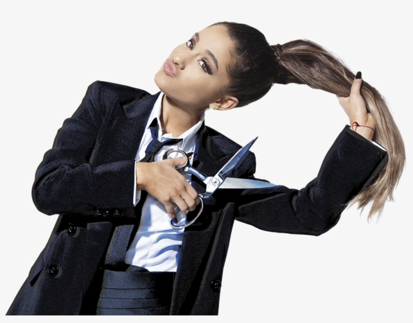 Ariana Grande Cutting Her Hairs Off Png Image - Ariana Grande 2016 Png, transparent png #3239512