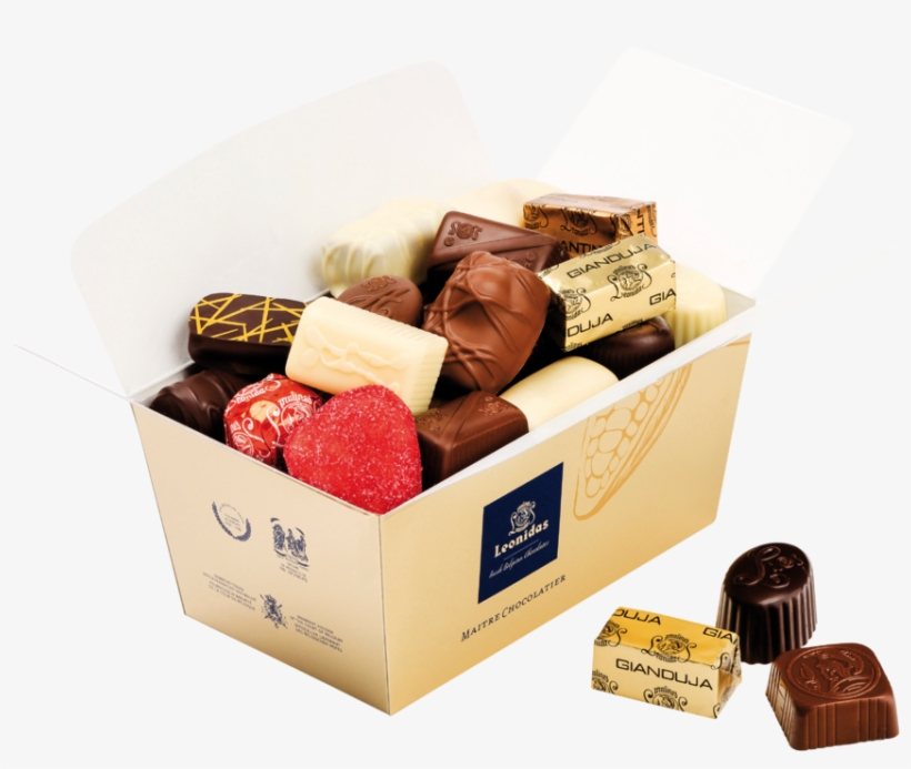 Leonidas, 250g Chocolats Leonidas En Ballotin Emballage Chocolates