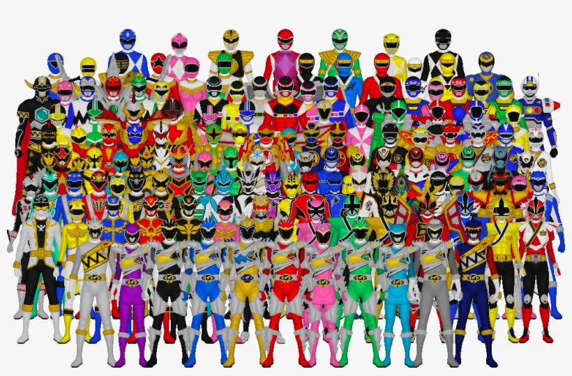 The Long Legacy Of - All Power Rangers, transparent png #3240128