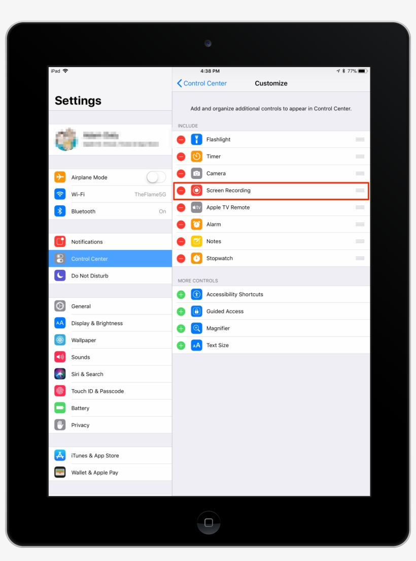 When You Are Ready To Record Your Screen, Swipe Up - Mobile Device, transparent png #3240152
