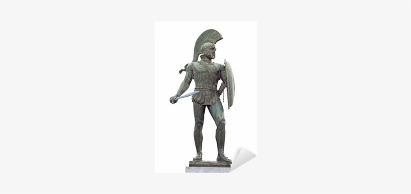 King Leonidas Of The 300 Spartan Soldiers Sticker • - Statue Of King Leonidas Of Sparta, transparent png #3240322