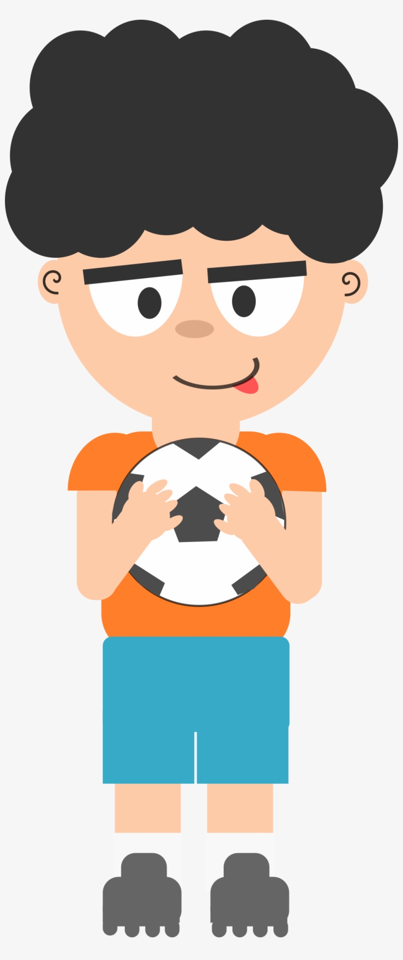 This Free Icons Png Design Of Cartoon Soccer Guy, transparent png #3240371