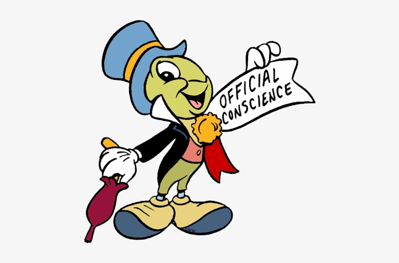 Jiminy Cricket Clipart Transparent - Jiminy Cricket Conscience, transparent png #3240531