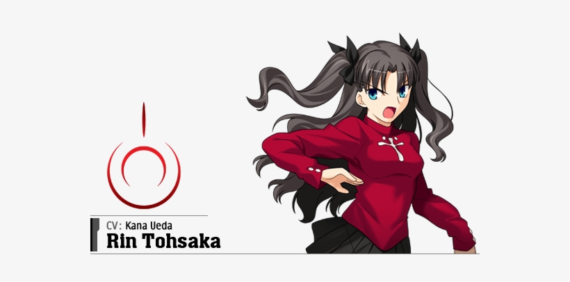 Fate Stay Night Rin Tohsaka Cosplay Costume, transparent png #3240980