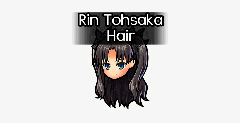 Cosmetic Item-rin Tohsaka Hair 001 Render - Cosmetics, transparent png #3241194
