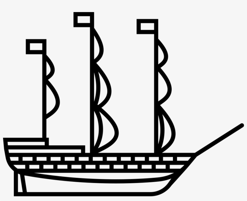 Old Ship - - Scalable Vector Graphics, transparent png #3241352