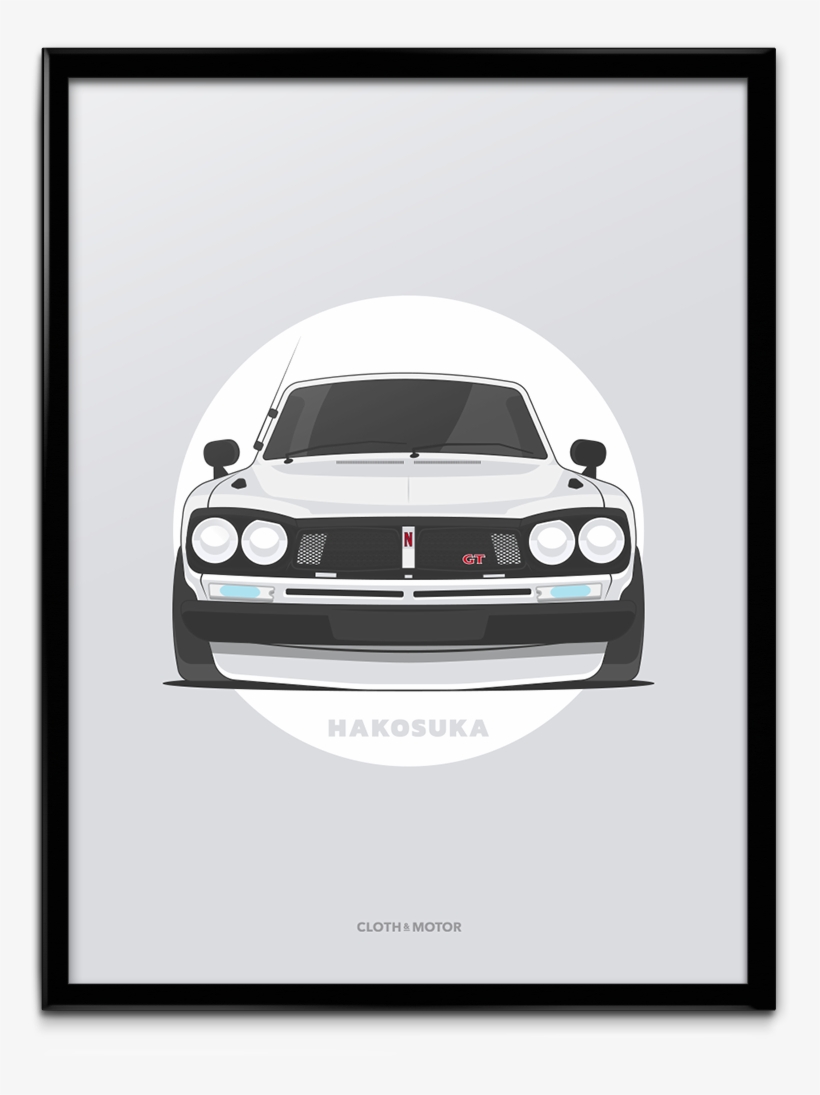 Hakosuka Gtr 18 X 24 Poster Nissan Skyline, Jdm, Rally, - Datsun Gtr Drawing, transparent png #3242024