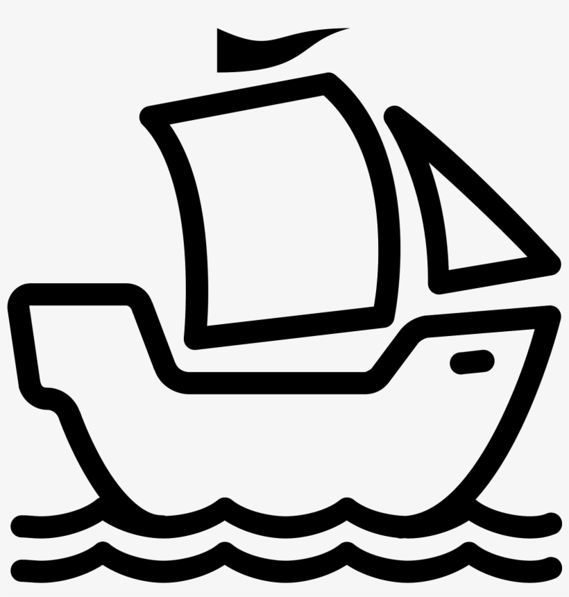 It's An Image Of An Old Wooden Ship With Two Sails - เรือ Png, transparent png #3242257