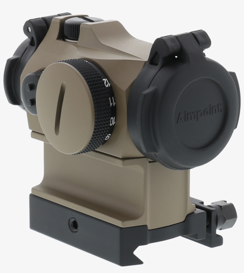 Aimpoint Micro T-2 Flat Dark Earth Red Dot Sight - Red Dot Sight, transparent png #3242379