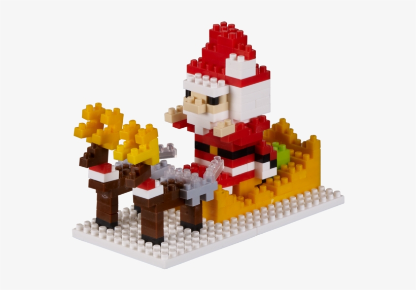 Santas Sleigh - Brixies 412306 - Christmas Sleigh Christmas Series, transparent png #3242538