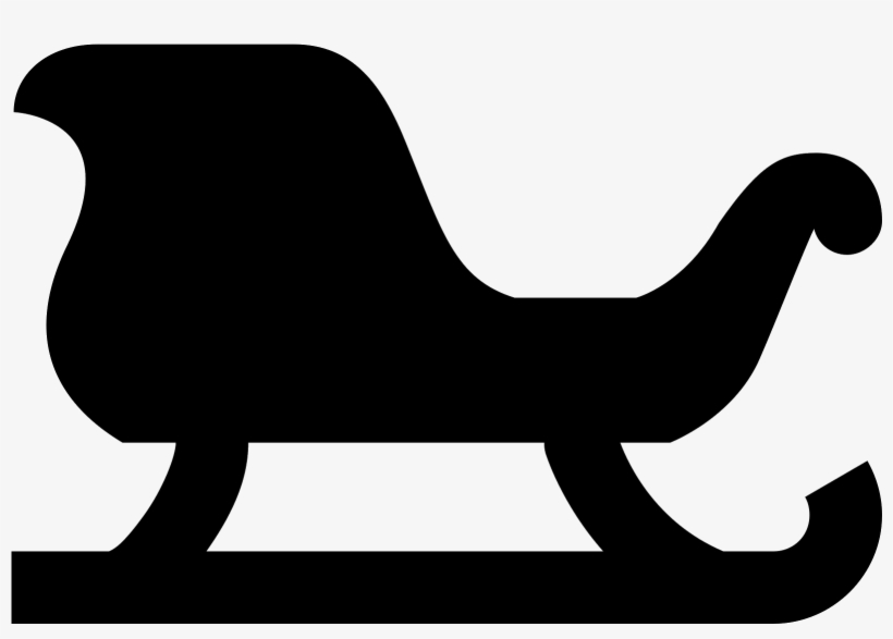 This Is Very Reminiscent Of Santa's Sleigh - Schlitten Icon, transparent png #3242560