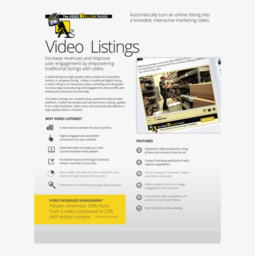 Video Ad - Video Yellow Pages, transparent png #3242607