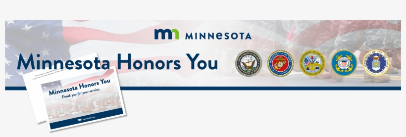 Join Us In Thanking Our Veterans And Service Members - Minnesota, transparent png #3242683