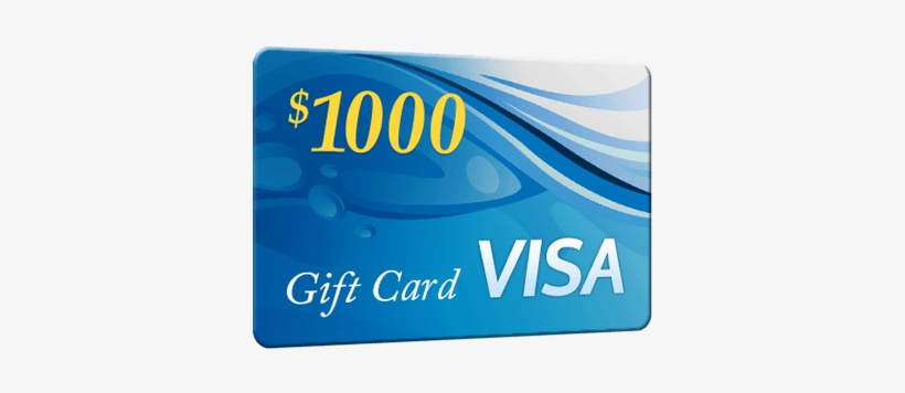 Win A $1,000 Dollar Visa Gift Card Easy And Quick - 1000 Dollar Gift Card, transparent png #3242837