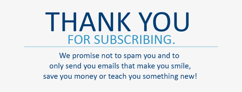 Thankyou - Thank You For Subscribing Banner, transparent png #3243068